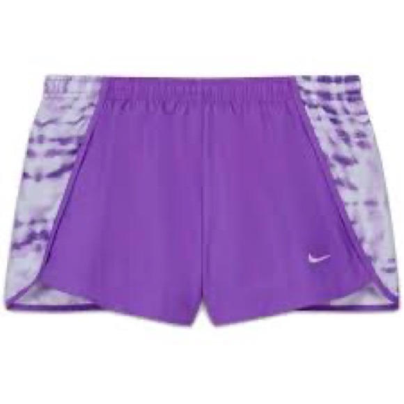 Nike Shorts Nike Drifit Purple Lines Running Shorts Size Large